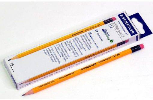 Bút chì gỗ Steadtler 2B 134 có tẩy