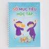 Sổ mục tiêu học tập giúp học sinh học giỏi chăm ngoan
