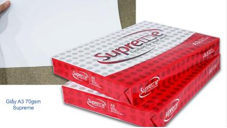Giấy Supreme A3 70gsm Giấy Supreme A3 70gsm
