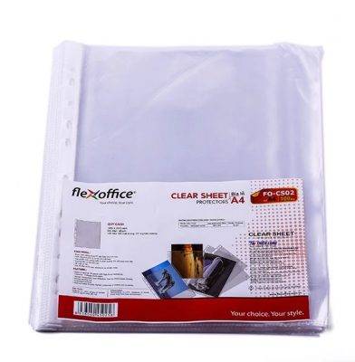 Hình ảnh chiếc bìa lỗ FO A4 Bìa lỗ Thiên Long không viền