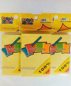 Giấy note vàng 3x2 Uni - T