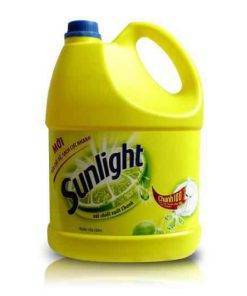 Nước rửa chén Sunlight can 4kg