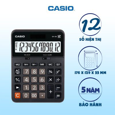 Máy tính Casio DX 12B chính hãng mẫu mã đẹp