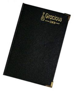 Cuốn sổ da CK9 - 100 trang bìa cứng màu đen