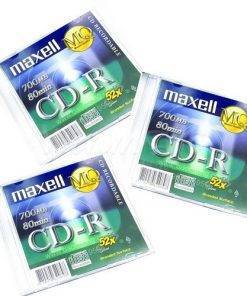 Đĩa CD Maxell - Hộp xanh 10 cái_màu xanh