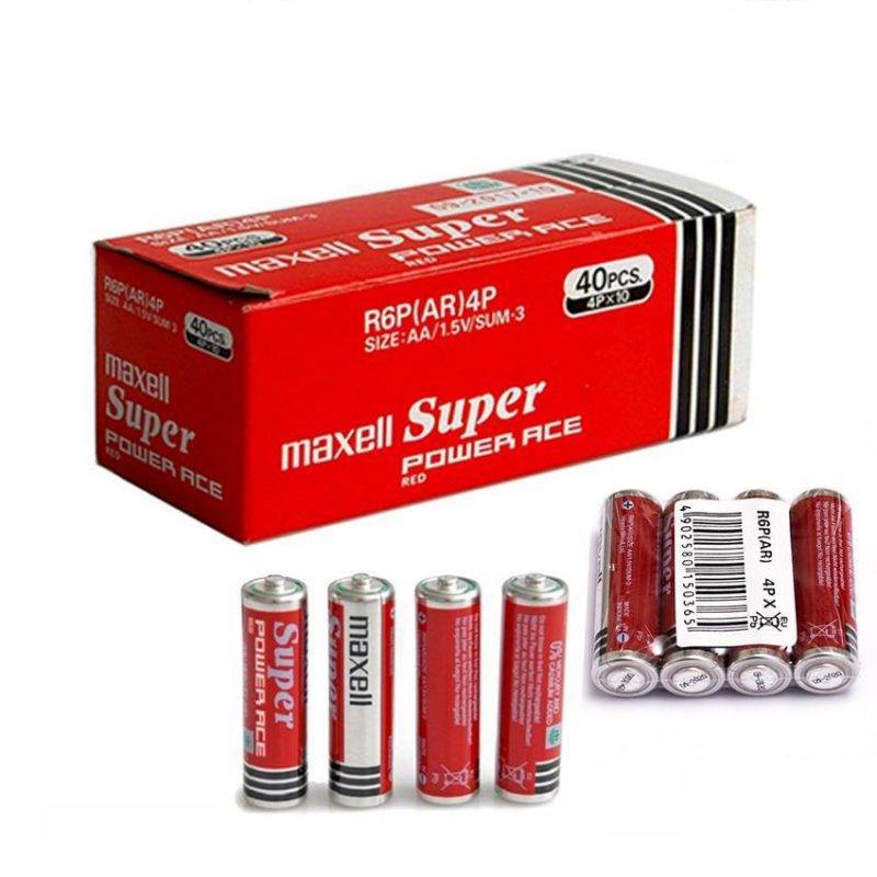 Pin 2A Maxell (pin tiểu Maxell Super AA) giá, hộp 40 viên alkaline ...