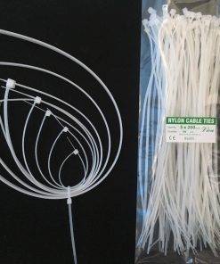 Dây rút nhựa giá tốt 2,5x200mm màu trắng
