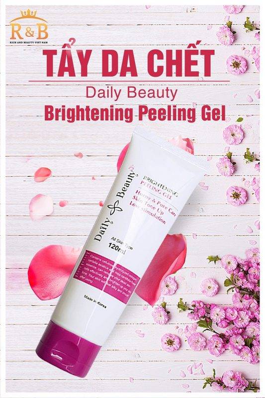Tẩy da chết Daily Beauty Brightening Peeling Gel Kem tẩy da chết sản phẩm Hàn Quốc