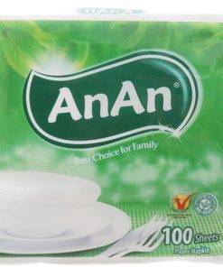 Khăn ăn An An vuông 100 tờ chất lượng tốt