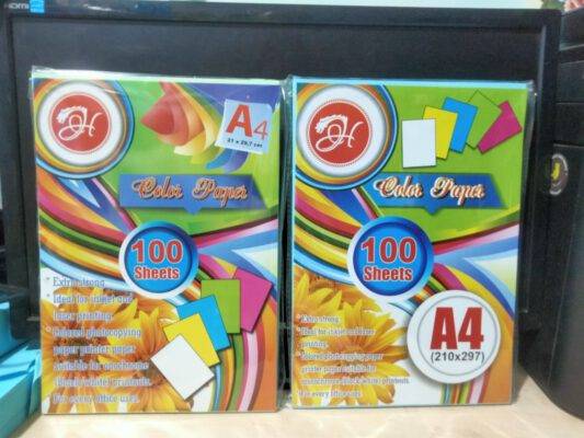 Giấy bìa cứng A4 màu xanh