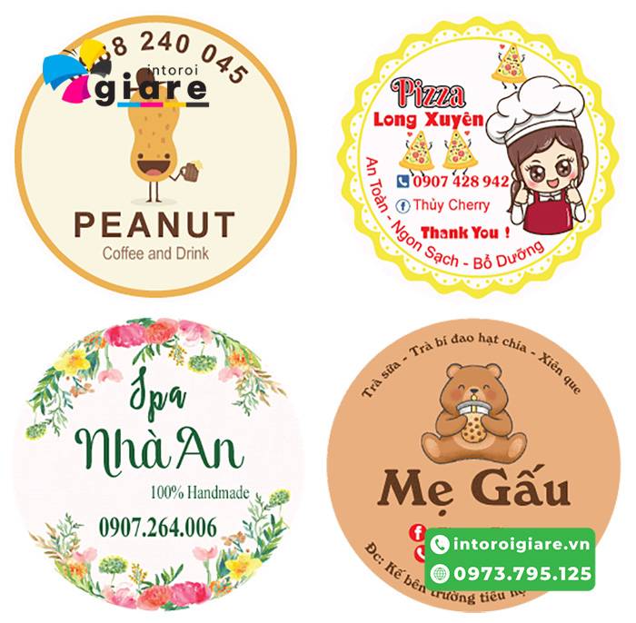 Tem dán giá tiền - Văn phòng phẩm Sơn Ca