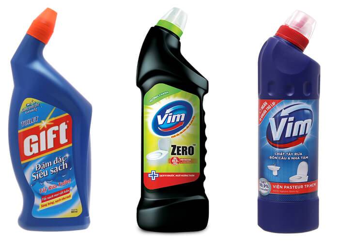 Giá các loại nước tẩy bồn cầu giao nhanh tại Sơn Ca