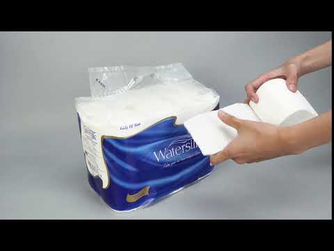 Bịch giấy vệ sinh Watersilk 12 cuộn đẹp, giá ưu đãi