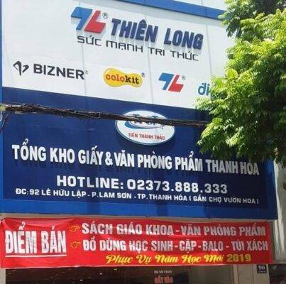 Văn phòng phẩm Thanh Hóa - Tổng kho giấy vpp TandT