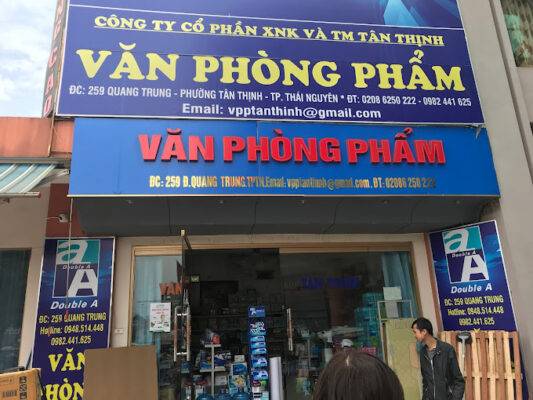 Văn phòng phẩm Thái Nguyên – Văn phòng phẩm Tân Thịnh