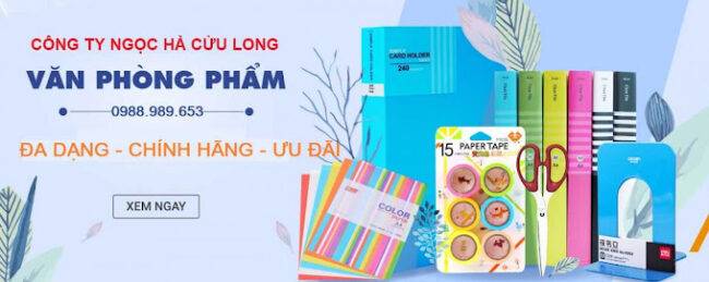 Công ty văn phòng phẩm Ngọc Hà Cửu Long