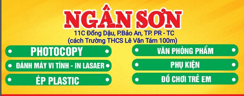 Shop văn phòng phẩm Ninh Thuận – ShopVăn phòng phẩm Ngân Sơn