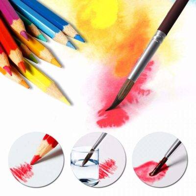 Cách sử dụng bút chì màu nước