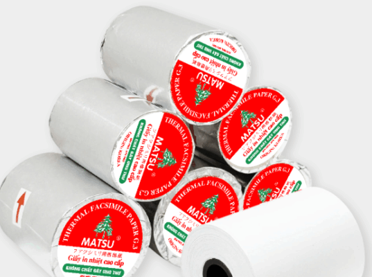 Giấy cảm nhiệt in bill không chứa BPA Giấy cảm nhiệt in bill không chứa BPA