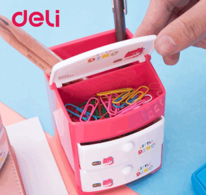 Hộp đựng bút để bàn Deli mua ở đâu?