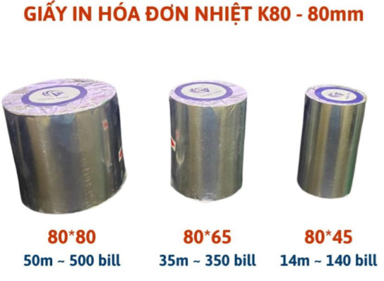 Giấy in nhiệt A6 được sử dụng thay hoá đơn bán lẻ