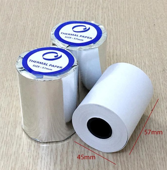 Giấy in nhiệt có thể tìm mua tại các cửa hàng Văn phòng phẩm