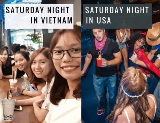 Saturday Night's Difference between Vietnam and the Us