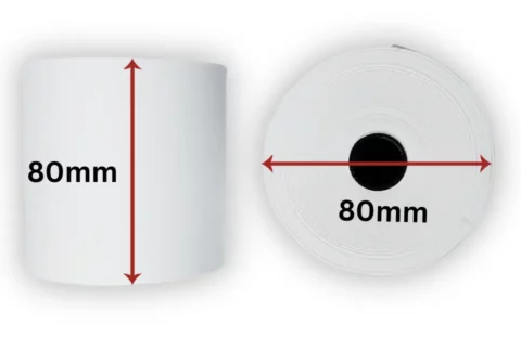 Giấy in nhiệt 80x80mm giá rẻ không mờ
