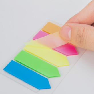 Giấy note dán trình ký bằng nhựa