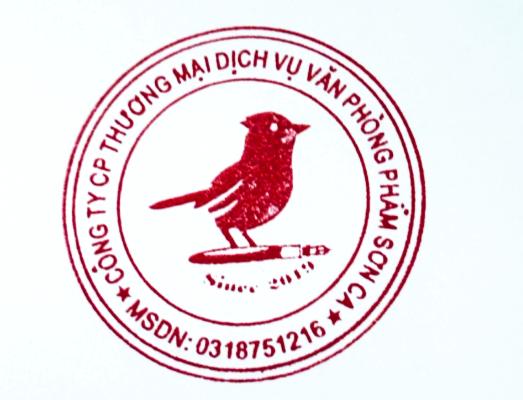Mẫu dấu công ty đẹp - VPP Sơn Ca