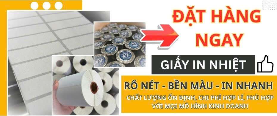 Banner giấy in nhiệt in bill decal nhiệt