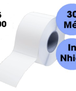 Cuộn giấy in nhiệt decal 75x100mm