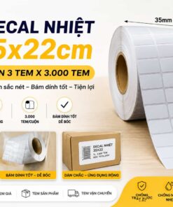 Decal nhiệt 34x22 chất lượng tốt