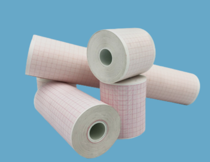 Giấy in nhiệt khố 80x20mm được dùng để in điện tim Giấy in nhiệt khố 80x20mm được dùng để in điện tim