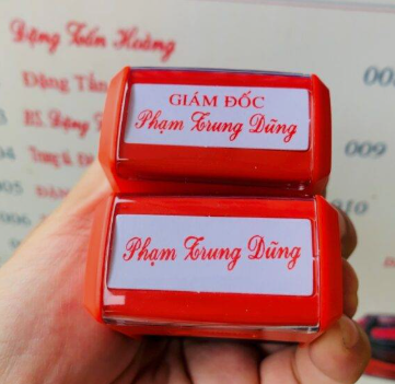 Dấu chức danh là là con dấu khắc chức danh của người sở hữu nó Dấu chức danh là là con dấu khắc chức danh của người sở hữu nó