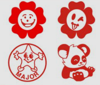 Khắc dấu hình hoạt hình đáng yêu