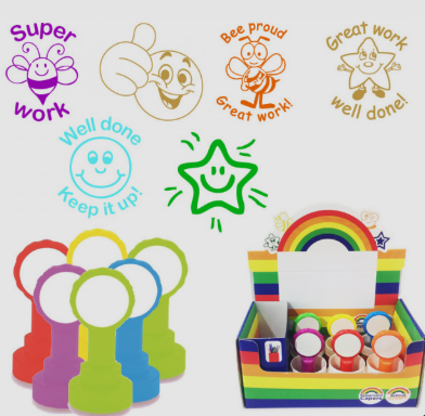 Khắc dấu hình ngộ nghĩnh đáng yêu làm sticker cho bé