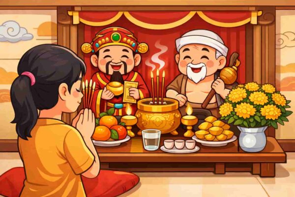 Bài cúng Thần tài Thổ địa hàng ngày dễ đọc, ngắn gọn Bài cúng Thần tài Thổ địa hàng ngày dễ đọc, ngắn gọn