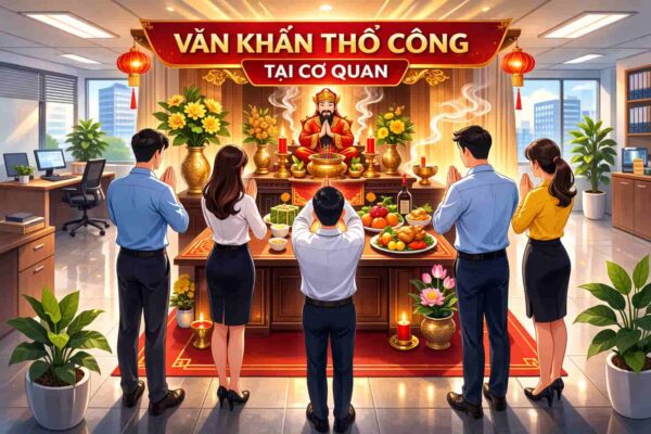 Bài văn khấn thổ công tại cơ quan, doanh nghiệp Bài văn khấn thổ công tại cơ quan, doanh nghiệp