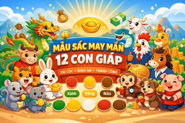 Màu hợp của 12 cung hoàng đạo năm 2026 Màu hợp của 12 cung hoàng đạo năm 2026