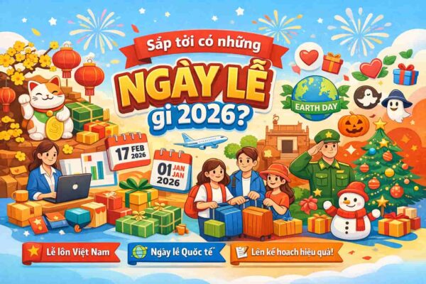 Sắp tới có những ngày lễ gì của Việt Nam và quốc tế năm 2026? Sắp tới có những ngày lễ gì của Việt Nam và quốc tế năm 2026?