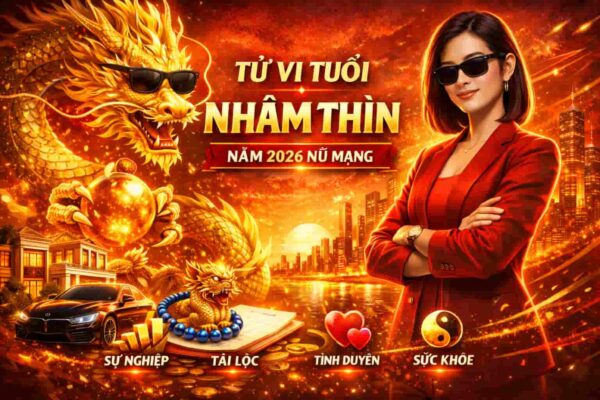 Tử vi phong thuỷ năm 2026 Nhâm Thìn nữ mạng