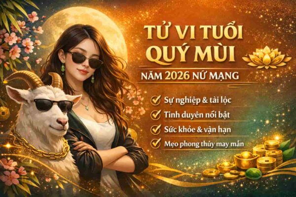 Tử vi phong thuỷ nữ mạng tuổi Quý Mùi năm 2026