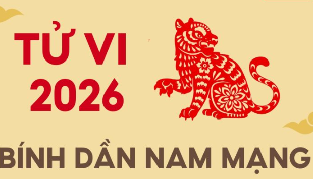 Tử vi tuổi Bính Dần năm 2026 nam mạng chuẩn phong thuỷ