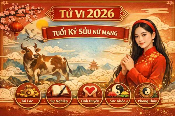 Tử vi tuổi Kỷ Sửu nữ mạng năm 2026 chuẩn phong thuỷ