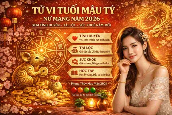 Tử vi tuổi Mậu Tý nữ mạng năm 2026 chuẩn phong thuỷ