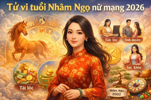 Tử vi tuổi Nhâm Ngọ nữ mạng năm 2026 chuẩn phong thuỷ