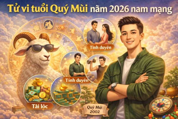 Tử vi tuổi Quý Mùi năm 2026 nam mạng chuẩn phong thuỷ