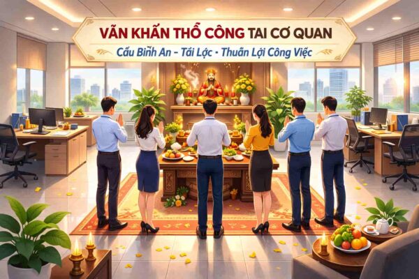 Văn cúng thổ công tại cơ quan cầu bình an, tài lộc Văn cúng thổ công tại cơ quan cầu bình an, tài lộc