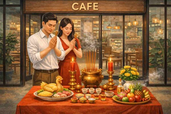 Văn khấn khai trương quán cafe hút tài lộc